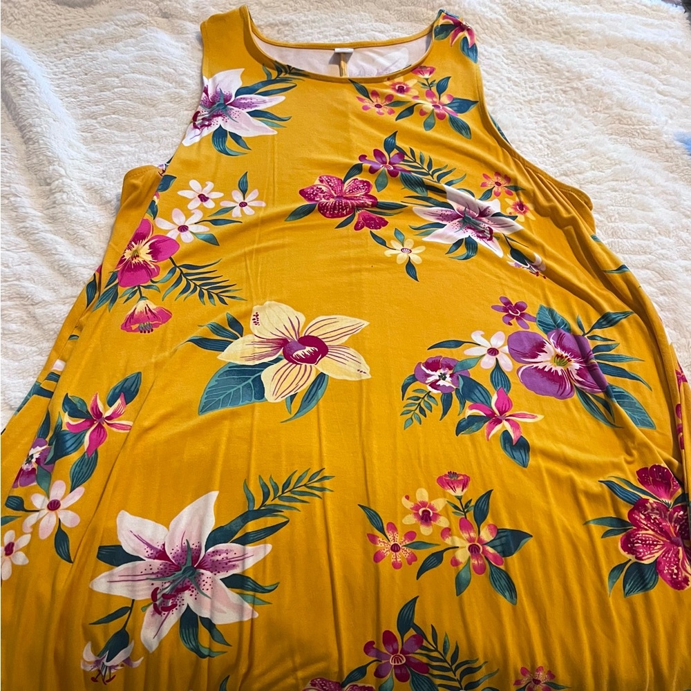 Sleeveless women’s tshirt dress.